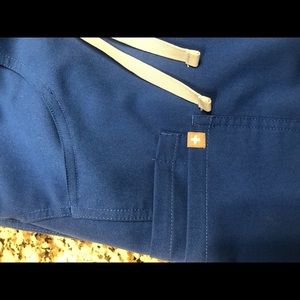 Figs royal blue cargo pants. Tall length